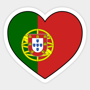 Heart - Portugal Sticker